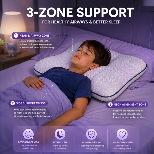 Dream Nest Ergonomic Kids Pillow