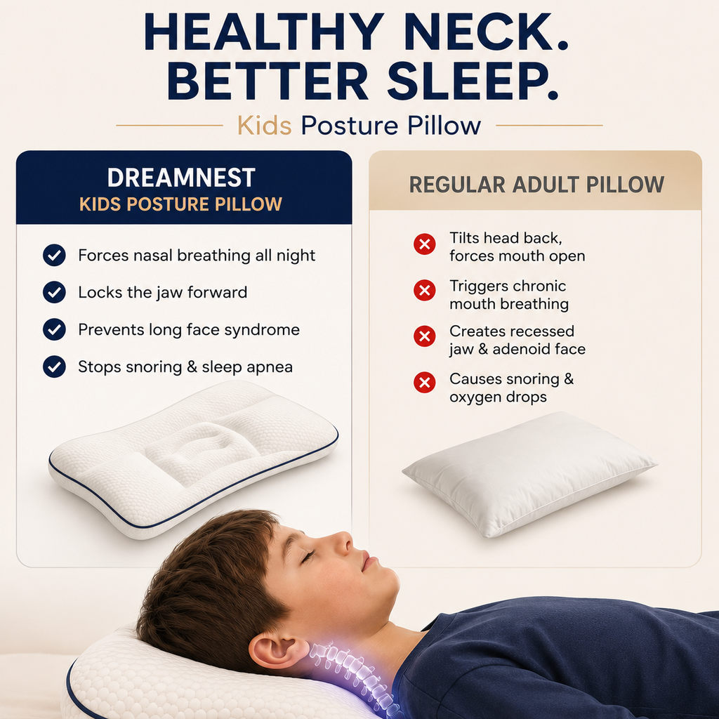 Dream Nest Ergonomic Kids Pillow