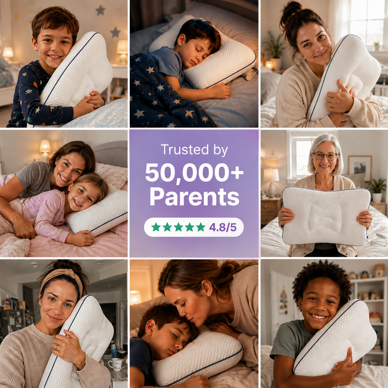 Dream Nest Ergonomic Kids Pillow